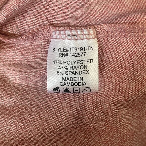 Iris Pink Long Sleeve Pullover Top – Soft Knit Back Bow Detail – Women's Size M - Picture 4 of 9